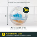 IQ Treat Ball Dog Treat Dispenser Toy Ball Interactive Dog Toy - 3' Dog Food Toy Stimulation Pet Cat Leakage Toy Slow Feeder
