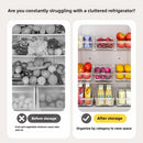 Clear Fridge Organizer, Refrigerator Organizer Bins ,Fridge Organizers and Storage Containers for Fruit, Vegetable, Food, Drinks