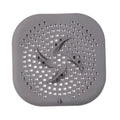Shower Drain Hair Catcher Drain Cover Bathroom Tub with Suction Cup 5.9 Inches Silicone Sink Strainer Suit for Bathtub, Kitchen