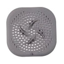 Shower Drain Hair Catcher Drain Cover Bathroom Tub with Suction Cup 5.9 Inches Silicone Sink Strainer Suit for Bathtub, Kitchen