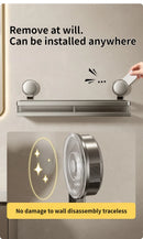 Multifunctional Suction Cup Rack Kitchen Utensils Storage Wall Mounted Spice Holder Bathroom Organizer No Drilling Required
