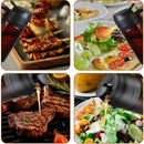 2-in-1 470ml Light Blocking Brown Oil Sprayer for Cooking Olive Oil Dispenser Bottle for Kitchen Oil Bottle Seasoning Tools