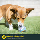 IQ Treat Ball Dog Treat Dispenser Toy Ball Interactive Dog Toy - 3' Dog Food Toy Stimulation Pet Cat Leakage Toy Slow Feeder
