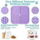 Pet Licking Plate, Slow Food Plate, Licking Pad, Silicone Pet Slow Food Tableware Bowl, Suction Cup, Dog Licking Pad, Slow Food