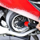 Motorcycle wheel hub gap details Cleaning brush Tire brush cleaning rim gap special brush car wash brush tool