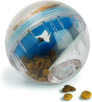 IQ Treat Ball Dog Treat Dispenser Toy Ball Interactive Dog Toy - 3' Dog Food Toy Stimulation Pet Cat Leakage Toy Slow Feeder