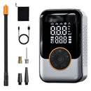 Cordless Car Tire Inflator Portable Air Compressor, 150 PSI Air Pump with Pressure Gauge, for Bicycle Bikes Motorcycles Balls