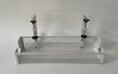 1PCS No Drill Steel Desk Cable Organizer under Desk Cable Management Tray Wire Management Rack for Office Desk